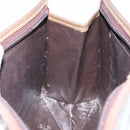 FENDI Zucchino Canvas Clutch Bag Beige Auth ep12093-18