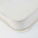 GUCCI Hand Bag Leather White Gold Auth ep12094-14