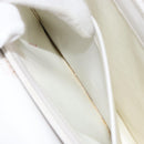 GUCCI Hand Bag Leather White Gold Auth ep12094-21