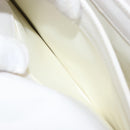 GUCCI Hand Bag Leather White Gold Auth ep12094-23