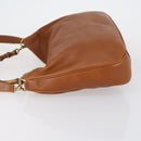 GUCCI Bamboo Shoulder Bag Leather 2way Brown Gold 001 2852 1577 0 Auth ep12095-5