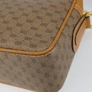 GUCCI Micro GG Supreme Shoulder Bag PVC Beige Gold 001 113 0942 Auth ep12096-12