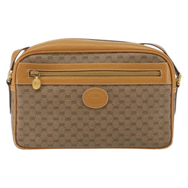 GUCCI Micro GG Supreme Shoulder Bag PVC Beige Gold 001 113 0942 Auth ep12096 - 0