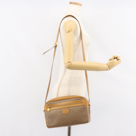 GUCCI Micro GG Supreme Shoulder Bag PVC Beige Gold 001 113 0942 Auth ep12096