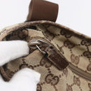 GUCCI GG Canvas Tote Bag Beige Silver 28893 Auth ep12098-10