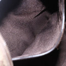 GUCCI GG Canvas Tote Bag Beige Silver 28893 Auth ep12098-22