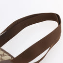 GUCCI GG Canvas Tote Bag Beige Silver 28893 Auth ep12098-8