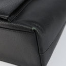 GUCCI Tote Bag Leather Black Gold 002 1817 0336 Auth ep12099-8