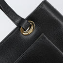 GUCCI Tote Bag Leather Black Gold 002 1817 0336 Auth ep12099-18