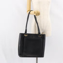 GUCCI Tote Bag Leather Black Gold 002 1817 0336 Auth ep12099-23