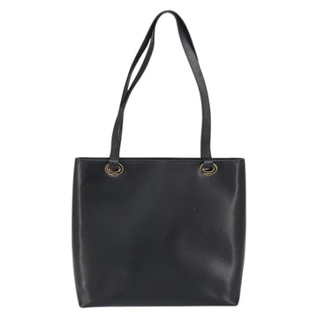 GUCCI Tote Bag Leather Black Gold 002 1817 0336 Auth ep12099 - 0