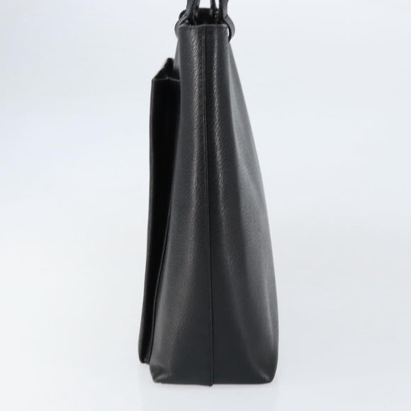 GUCCI Tote Bag Leather Black Gold 002 1817 0336 Auth ep12099