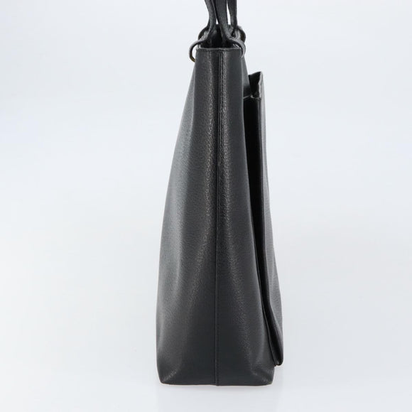 GUCCI Tote Bag Leather Black Gold 002 1817 0336 Auth ep12099