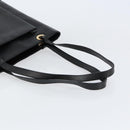 GUCCI Tote Bag Leather Black Gold 002 1817 0336 Auth ep12099-7