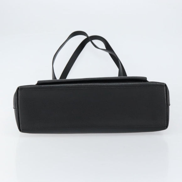 GUCCI Tote Bag Leather Black Gold 002 1817 0336 Auth ep12099