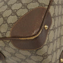 GUCCI GG Supreme Boston Bag PVC Beige Gold 002 123 0167 Auth ep12100-11