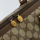 GUCCI GG Supreme Boston Bag PVC Beige Gold 002 123 0167 Auth ep12100-15