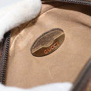 GUCCI GG Plus Supreme Shoulder Bag PVC Beige Gold Auth ep12104-11