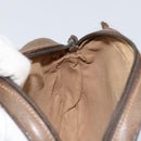 GUCCI GG Plus Supreme Shoulder Bag PVC Beige Gold Auth ep12104-18