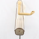 GUCCI GG Plus Supreme Shoulder Bag PVC Beige Gold Auth ep12104-20