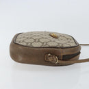 GUCCI GG Plus Supreme Shoulder Bag PVC Beige Gold Auth ep12104-3