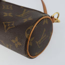 LOUIS VUITTON Monogram Papillon Pouch LV Auth ep12108-9