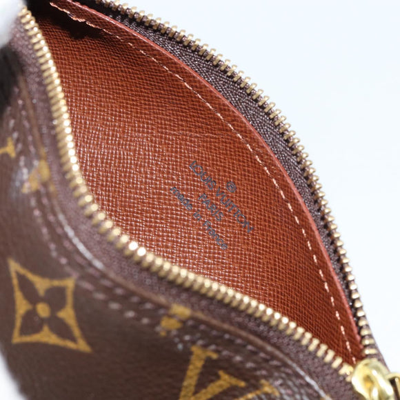 LOUIS VUITTON Monogram Papillon Pouch LV Auth ep12108