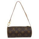 LOUIS VUITTON Monogram Papillon Pouch LV Auth ep12108-2