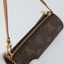 LOUIS VUITTON Monogram Papillon Pouch LV Auth ep12108-6
