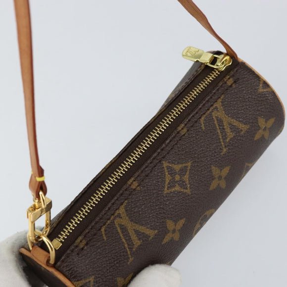LOUIS VUITTON Monogram Papillon Pouch LV Auth ep12108