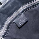 GUCCI GG Canvas Shoulder Bag Black Silver 109101 Auth ep12109-15