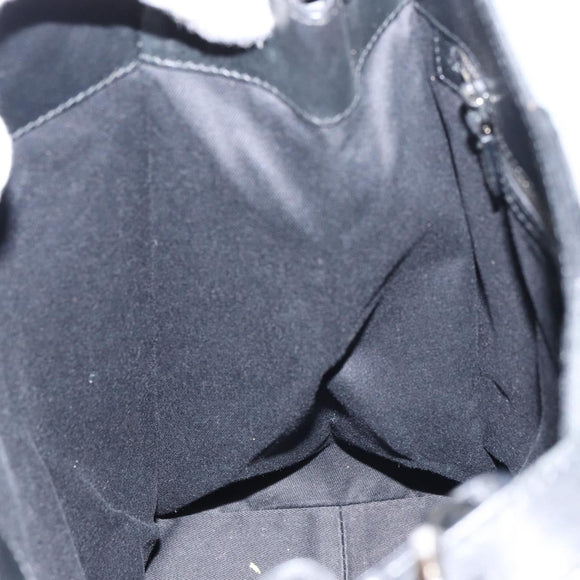 GUCCI GG Canvas Shoulder Bag Black Silver 109101 Auth ep12109