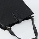 GUCCI GG Canvas Shoulder Bag Black Silver 109101 Auth ep12109-6