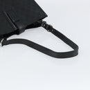 GUCCI GG Canvas Shoulder Bag Black Silver 109101 Auth ep12109-7