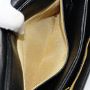 Christian Dior Chain Shoulder Bag Leather Black Gold Auth ep12110-21