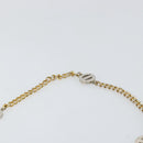 Christian Dior Chain Shoulder Bag Leather Black Gold Auth ep12110-8