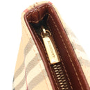 BURBERRY Nova Check Tote Bag PVC Beige Gold Auth ep12112A-15