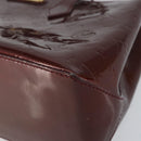 LOUIS VUITTON Monogram Vernis Wilshire PM Bag Rouge Favist M91644 Auth ep12115-9