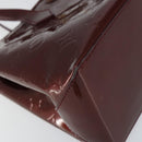 LOUIS VUITTON Monogram Vernis Wilshire PM Bag Rouge Favist M91644 Auth ep12115-14