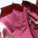 LOUIS VUITTON Monogram Vernis Wilshire PM Bag Rouge Favist M91644 Auth ep12115-20