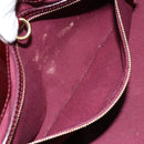 LOUIS VUITTON Monogram Vernis Wilshire PM Bag Rouge Favist M91644 Auth ep12115-11