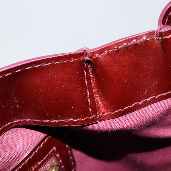LOUIS VUITTON Monogram Vernis Wilshire PM Bag Rouge Favist M91644 Auth ep12115