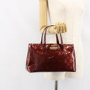 LOUIS VUITTON Monogram Vernis Wilshire PM Bag Rouge Favist M91644 Auth ep12115-22