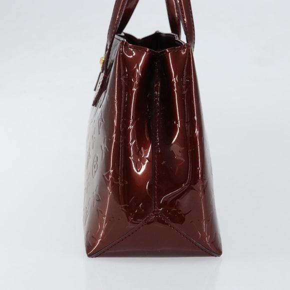 LOUIS VUITTON Monogram Vernis Wilshire PM Bag Rouge Favist M91644 Auth ep12115
