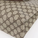 GUCCI GG Supreme Web Sherry Line Tote Bag PVC Beige 39 02 091 Auth ep12117-15