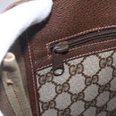 GUCCI GG Supreme Web Sherry Line Tote Bag PVC Beige 39 02 091 Auth ep12117-19