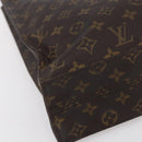 LOUIS VUITTON Monogram Sac Plat Hand Bag M51140 LV Auth ep12119-11