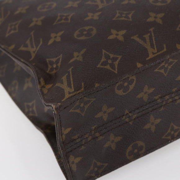 LOUIS VUITTON Monogram Sac Plat Hand Bag M51140 LV Auth ep12119