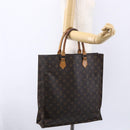 LOUIS VUITTON Monogram Sac Plat Hand Bag M51140 LV Auth ep12119-18