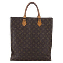 LOUIS VUITTON Monogram Sac Plat Hand Bag M51140 LV Auth ep12119-2